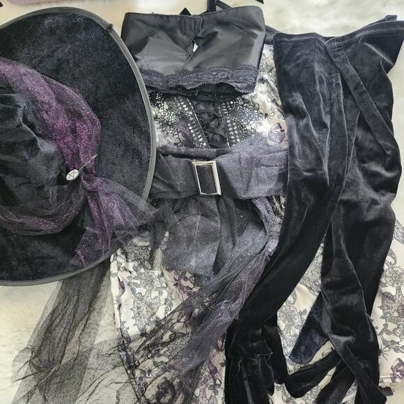 Starline Gothic Elegance Witch Mini Dress Costume - Picture 8 of 13